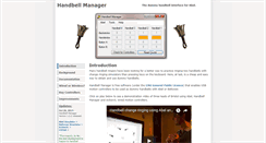Desktop Screenshot of handbellmanager.changeringing.co.uk