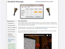Tablet Screenshot of handbellmanager.changeringing.co.uk